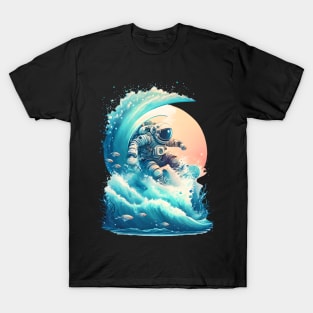 Surfing in The Middle of the Space T-Shirt